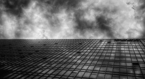 Low angle view of cloudy sky