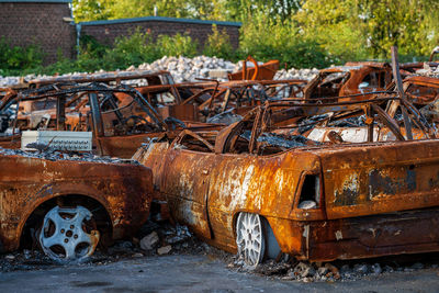 Old rusty car