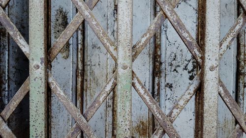 Full frame shot of rusty metal