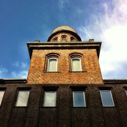 Low angle view of building against the sky