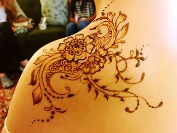 Close-up of painting