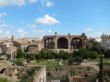 View of old building against sky