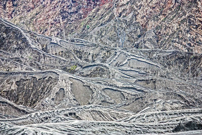 Full frame shot of rock on land