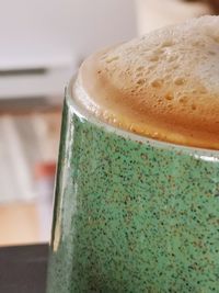 Close-up of coffee on table