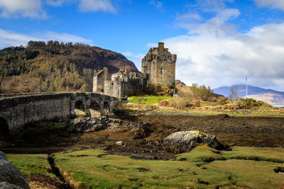 Old ruins against sky