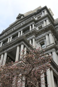 Low angle view of building against sky