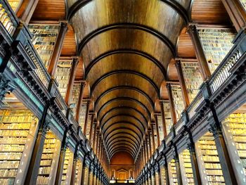 Library at trinity college