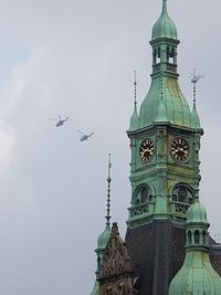 Low angle view of church against sky