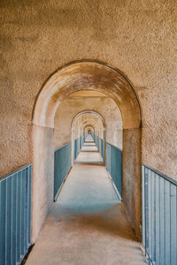 Corridor of historic building