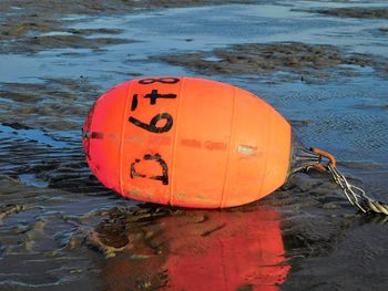 Fire hydrant on sea shore