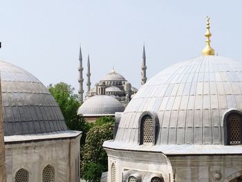 Cathedral of buildings against sky