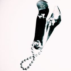 Low angle view of tree over white background