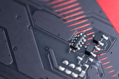 Full frame shot of circuit board