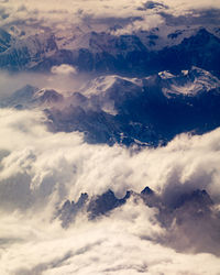 Low angle view of cloudscape against sky