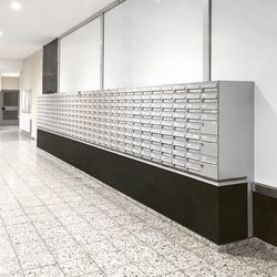 Mailboxes in building