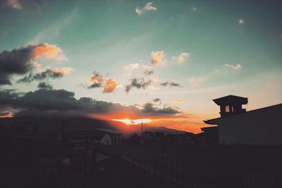 Scenic view of sky during sunset