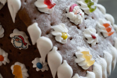 Close-up of gingerbread cookies