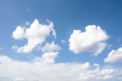 Low angle view of clouds in sky