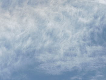 Low angle view of clouds in sky