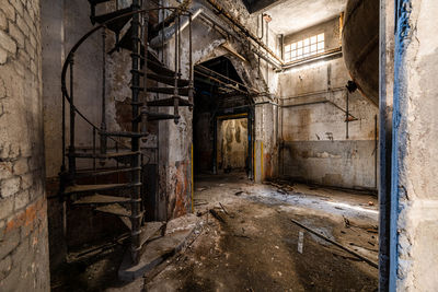 Abandoned paper mill