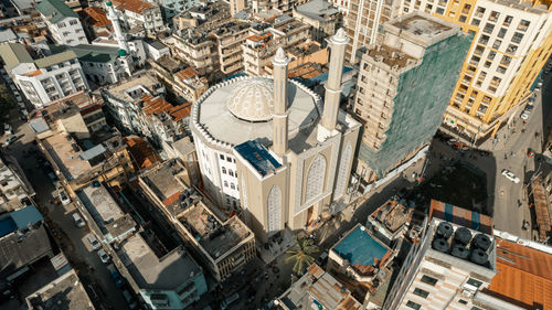 Aerial view of msulim mosque in dar es salaam