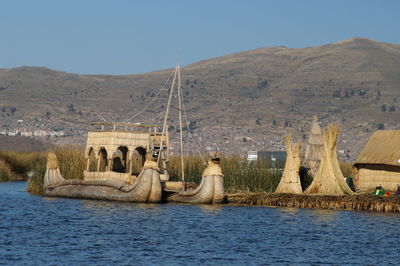 Panoramic view of a lake