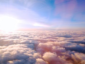 Clouds over landscape