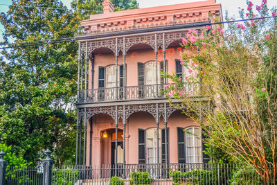 Low angle view of historical building