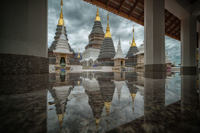 View of temple against sky