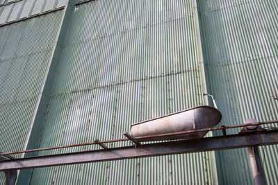 Low angle view of metal structure