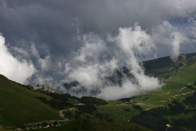 The mountainous landscapes of the marche one of the wildest landscapes we have