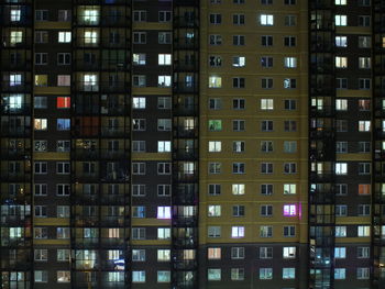 Full frame shot of apartment building