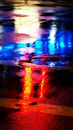 Abstract image of light trails