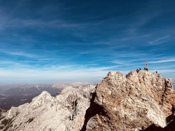 View on top of zugspitze 