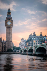 Beautiful london sunset