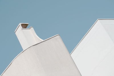 Low angle view of building against clear sky