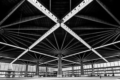 Low angle view of ceiling of building