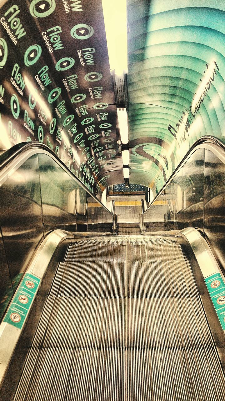 VIEW OF ESCALATORS