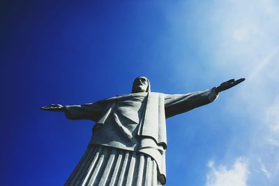 Low angle view of statue