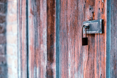 Old wooden door background