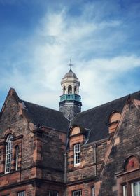 Low angle view of building against sky