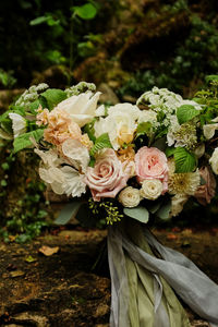 Close-up of rose bouquet