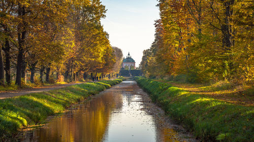 Autumn sunny day in moritzburg