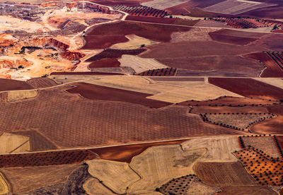 High angle view of planet earth