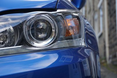 Close-up of vintage car