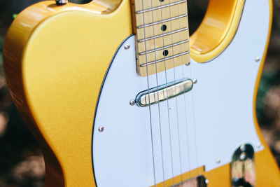 Close-up of guitar