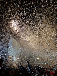 Crowd at music concert