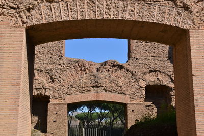 Low angle view of old building
