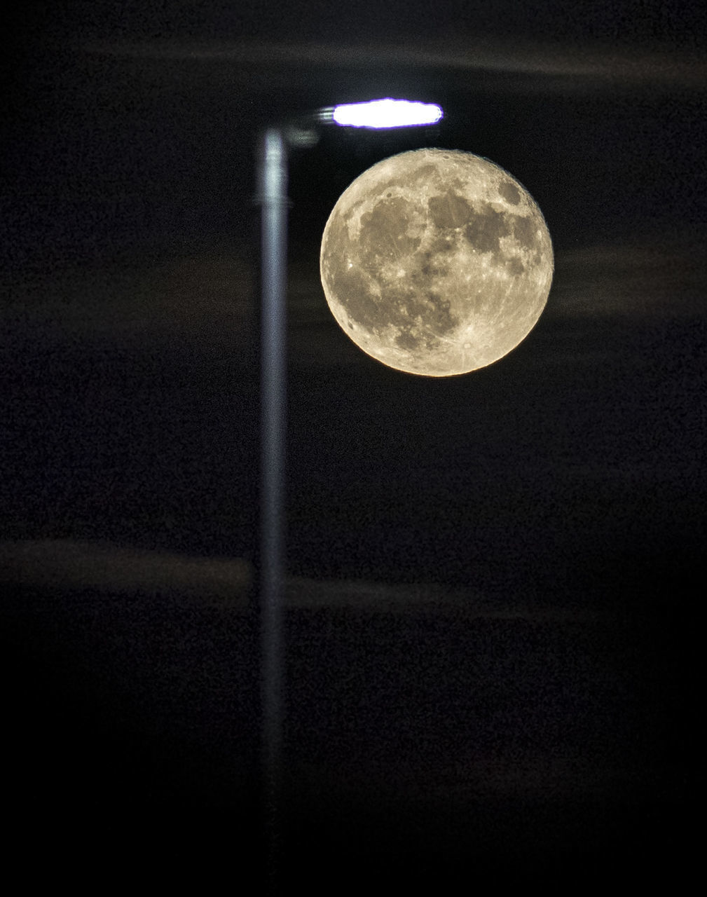 LOW ANGLE VIEW OF MOON AGAINST SKY