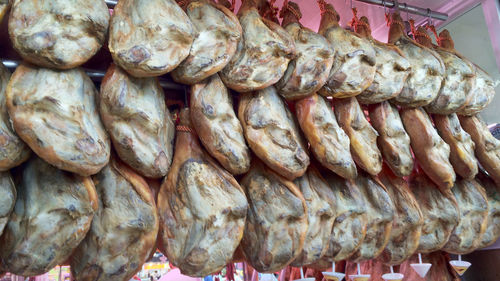 Full frame shot of food for sale